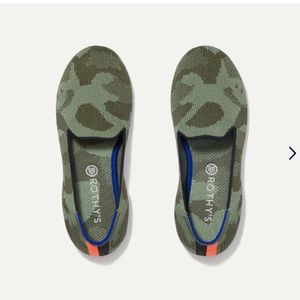 Rothy’s Kids size 13 Olive Green Camo Loafers